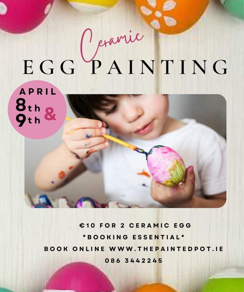 Kids Ceramic Easter Egg Painting