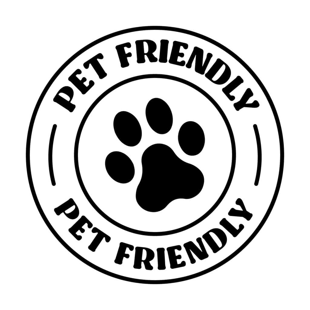 We are pet friendly